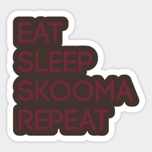 Eat Sleep Skooma Repeat Sticker